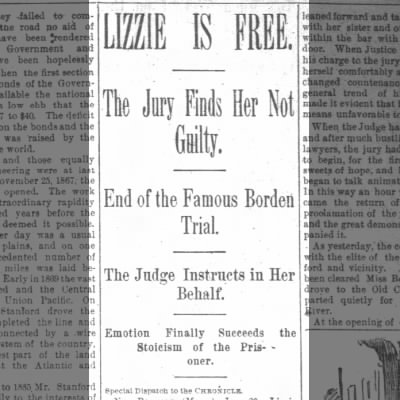 Lizzie is Free.